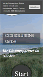 Mobile Screenshot of ccs-solutions.de